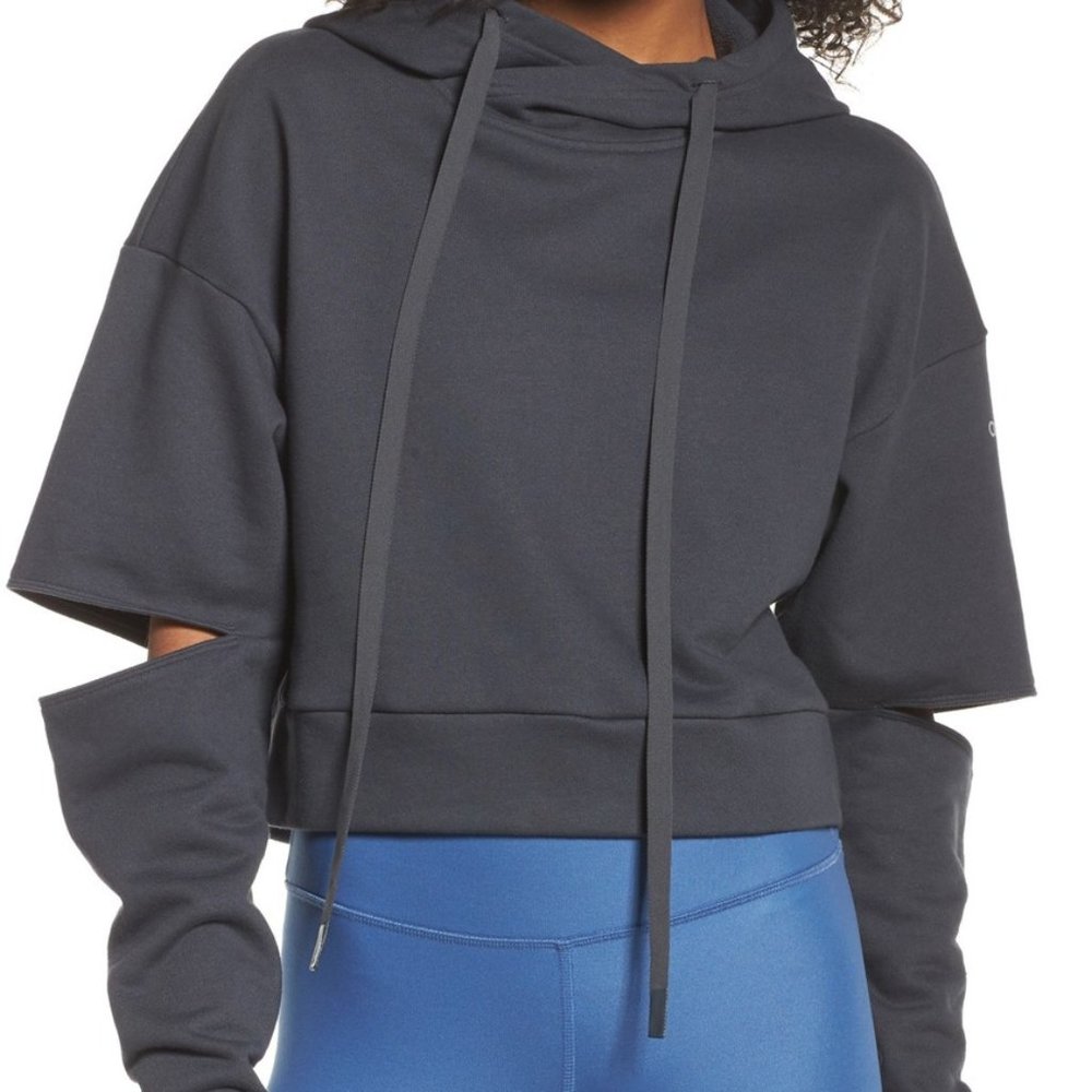 NWT Alo Yoga Slit Sleeve Hoodie